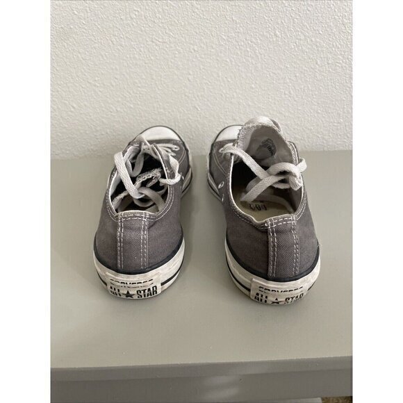 Converse All Star Low Top Canvas Sneakers Casual Shoes Gray‎ Sneakers Size 7 - Picture 7 of 8